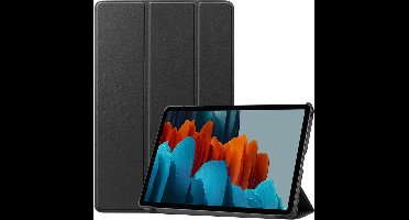 Just in Case - Samsung Galaxy Tab S7 Smart Tri-Fold Hoesje - Zwart