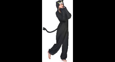 Vegaoo - Zwarte panter kostuum met capuchon voor vrouwen