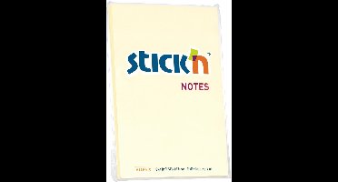 Stick'n Sticky Notes - 152x102mm - Pastel Geel - 100 memoblaadjes