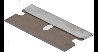 Scanpart mesjes voor kunststof glazen kookplaat schraper - Schraapijzer - Radeermes - Vervangingsmesjes - Reservemesjes - 10 stuks