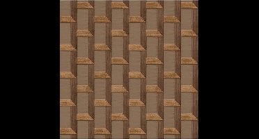 Wallstitch design brown DE120074