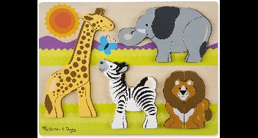 Melissa & Doug Safari Legpuzzel Met Dikke Stukken