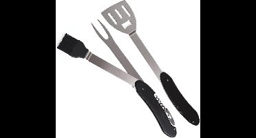 Balvi - Barbecue Multitool - Zwart - 5-in-1 BBQ Gereedschap