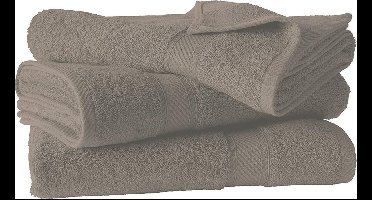 De Witte Lietaer Douchelakens Helene Humus 70 x 140 cm - 3 stuks - Katoen