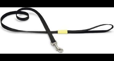 Beeztees nylon looplijn Uni zwart 120 cm x 15 mm