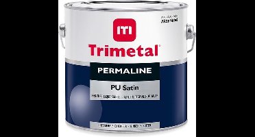 Trimetal Permaline Pu Satin - 0,5 l - 14-16 m²/l - Wit - Afwerkingslaag