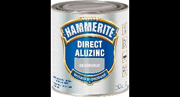 Hammerite Direct Over Aluzinc Metaallak - Zilvergrijs - 750 ml