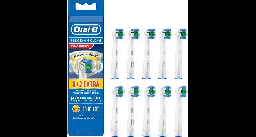 Braun Oral-B opzetborstels Precision Clean 8+2 antibact.