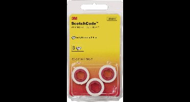 Scotchcode kabelmarkering-navulrol Cijfer 8 80-6114-2801-4 Wit 3M