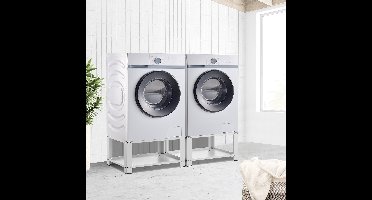 Wasmachine sokkel dubbel Cremlingen verhoger met planken