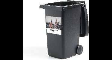 Container sticker Moskou - Rusland - Plein - 40x40 cm - Kliko sticker