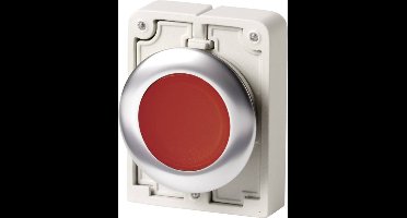 Eaton M30C-FDL-R Druktoets Plat, Rond, Verchroomd Rood 1 stuk(s)