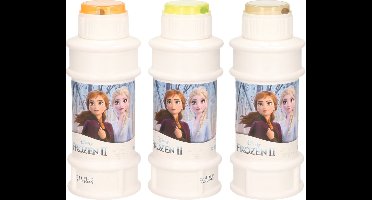 4x Disney Frozen 2 bellenblaas flesjes met spelletje 175 ml voor kinderen - Uitdeelspeelgoed - Grabbelton speelgoed
