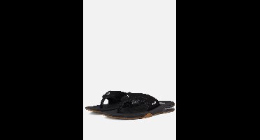 Reef Fanningblack/Silver Heren Slippers - Zwart/Zilver - Maat 46