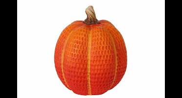 Pompoen Bicolor Oranje 15,5x15,5xh18cm L Angwerpig Polyresin
