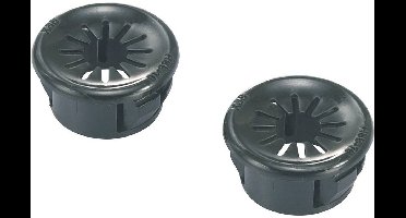 TRU COMPONENTS TC-RSBR16203 Kabeldoorvoering Klem-Ø (max.) 13.2 mm Polyamide Zwart 100 stuk(s)