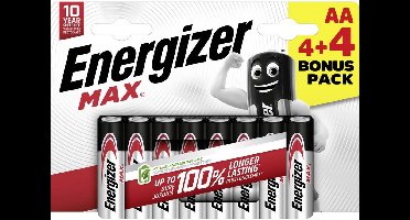 Energizer AA batterij (penlite) 1.5 V 8 stuk(s)