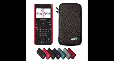 TI-Nspire CX II-T CAS incl. WYNGS Beschermhoes Donkergrijs - Grafische Rekenmachine - Basis Pakket