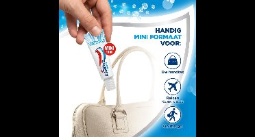 Aquafresh Tandpasta Whitening Mini - 6 x 15 ml - Voordeelverpakking