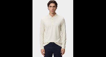 BOSS Black Polo lange mouw Wit Pado 30 10241542 01 50468392/118