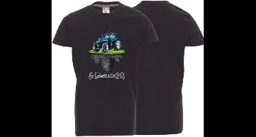 Trekker shirt plateau Limited - Lichtgroene tractor - 158/164