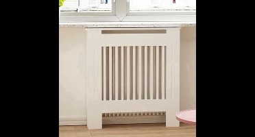 Radiator Ombouw - Radiator Kast - Radiator Kant En Klaar - Verwarming Ombouw - Radiator Bekleding - Horizontaal - Wit - S
