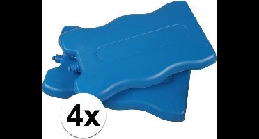 Benson Koelelementen 500 gram - 4 stuks - voor koeltassen en koelboxen