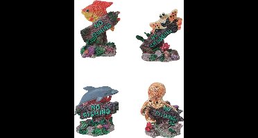 Flamingo Aquarium decoratie No Fishing