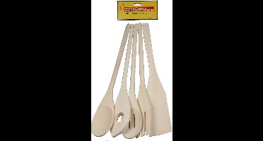 Benson Stijlvolle saladeset - Hout - 5-delig - Vaatwasserbestendig