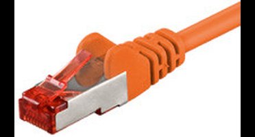 Danicom CAT6 S/FTP (PIMF) patchkabel - 3 meter oranje - netwerkkabel - internetkabel - UTP kabel - RJ45 - 1000 mbit/s