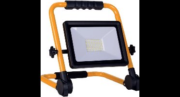 30W LED-projector voor constructie IP65 draagbaar + 3M-kabel - Koel wit licht - Aluminium - SILUMEN