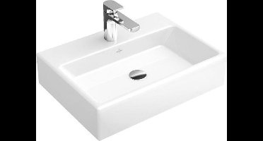 Villeroy & boch Memento wastafel 60x42cm met overloop 1 kraangat wit