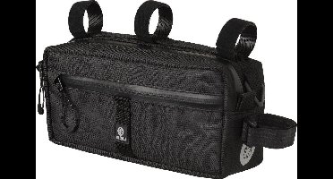 AGU Bikepacking Bar Bag Stuurtas Venture - Zwart Reflecterend - 2 L - Waterafstotend, Reflecterend, Eenvoudige Montage, 100% Gerecycled Polyester