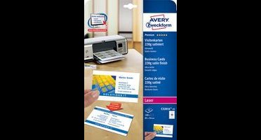 AVERY Zweckform Quick & Clean Visitekaartjes, 10 vellen