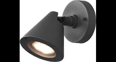 TRIO KAVERI - Wandlamp - Antraciet - excl. 1x GU10 4,9W - Draaibaar - Kantelbaar - Buitenverlichting - IP44