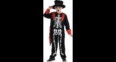 Vegaoo - Chique skelet kostuum voor jongens