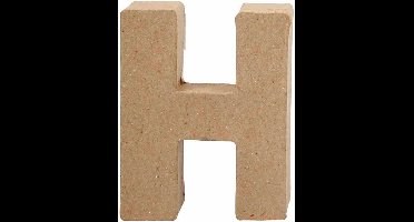 Creative Letter H Papier-mâché 10 Cm