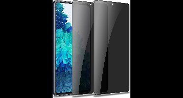 Screenprotector Geschikt voor Samsung Galaxy A52 Privacy Screenprotector Glass - Screenprotector Geschikt voor Samsung Galaxy A52s 5G Privacy Screenprotector - 2 pack