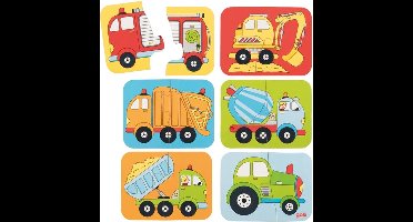 Goki Mini puzzle, vehicles