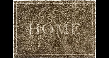 MD Entree - Deurmat - Schoonloopmat - Soft&Deco - Home Taupe - 50 x 70 cm