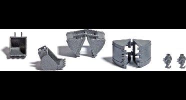 Busch - M-set:baggerschaufeln H0 (Bu7799) - modelbouwsets, hobbybouwspeelgoed voor kinderen, modelverf en accessoires