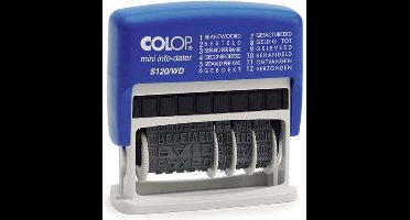 Colop Printer S 120/WD Groen | Woord - datumstempel | Stempel met datum en standaard woorden | Boekhoud stempel