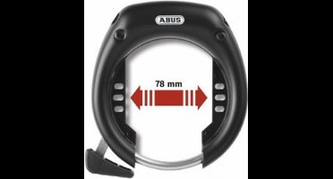 ABUS frame ringslot Shield 5650L R ART**, brede uitvoering + insteekgat voor ketting