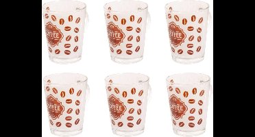 Koffieglas Tiffany 36 cl Hardglas Bruin