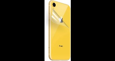 Achterkant protector folie voor iPhone Xr transparant