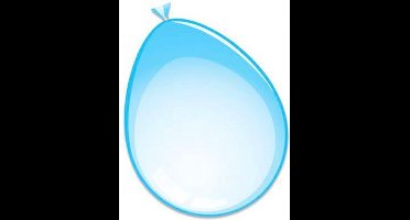 Ballonnen babyblauw 50 stuks 30 cm