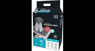 M-pets Trainingpads Carbon 60 X 60 Cm Textiel Wit 30 Stuks