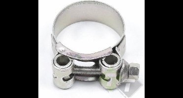 60-63 mm - 22 mm breed slangklem - buisklem staal verzinkt - scharnierboutklem - bevestigingsklem - hose clamp - bandklem