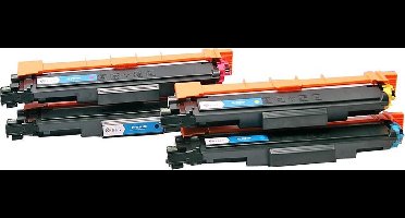 Set 4x ABC huismerk toner geschikt voor Brother TN-243 voor DCP-L3510CDW DCP-L3517CDW DCP-L3550CDW HL-L3210CW HL-L3230CDW HL-L3270CDW HL-L3280CDW MFC-L3710CW MFC-L3730CDN MFC-L3740CDN MFC-L3750CDW