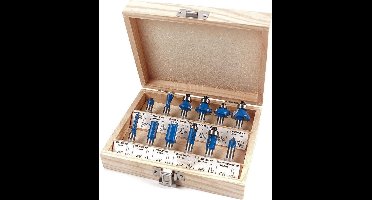 HBM 12 Delige Houtfrezenset